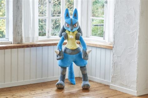 Life size lucario plush - Nov 21, 2021 · A recent report by Kotaku reveals Japan's Pokémon Center Online will be selling life-sized Lucario plushies for the price of ¥46,200, or around $400 USD. The toy is just shy of four feet tall and weighs in at four kilograms, making it lighter than the life-sized Pikachu plush the company released in 2014. The Lucario model can be made to ... 